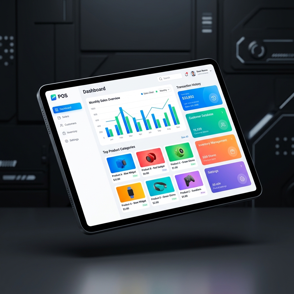 Dashboard POS Mockup